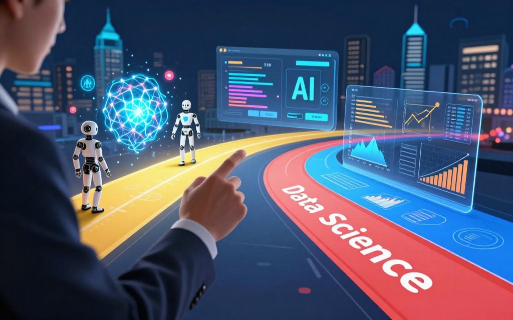 differences between AI and data science